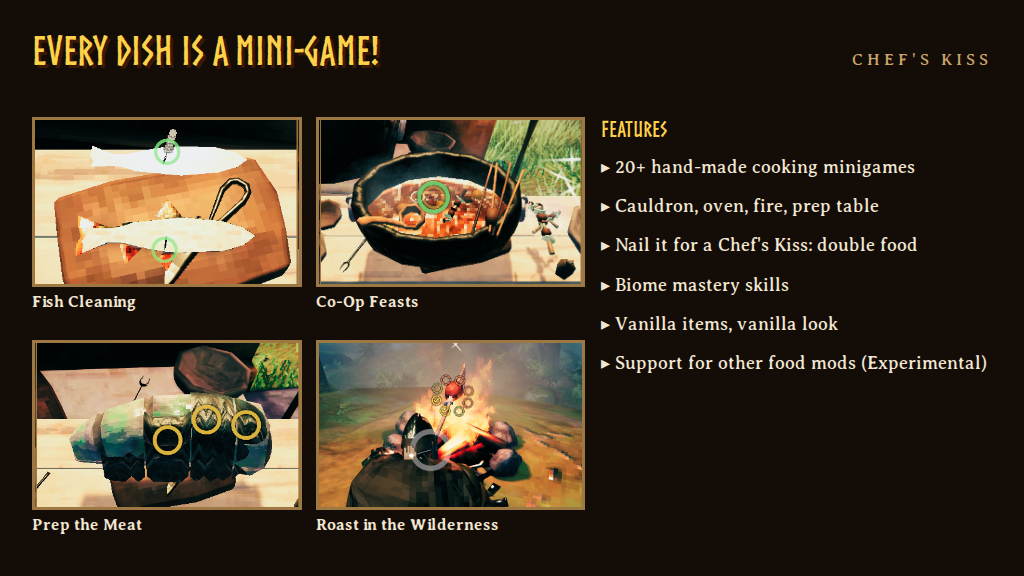 Chef's Kiss: every dish is a mini-game