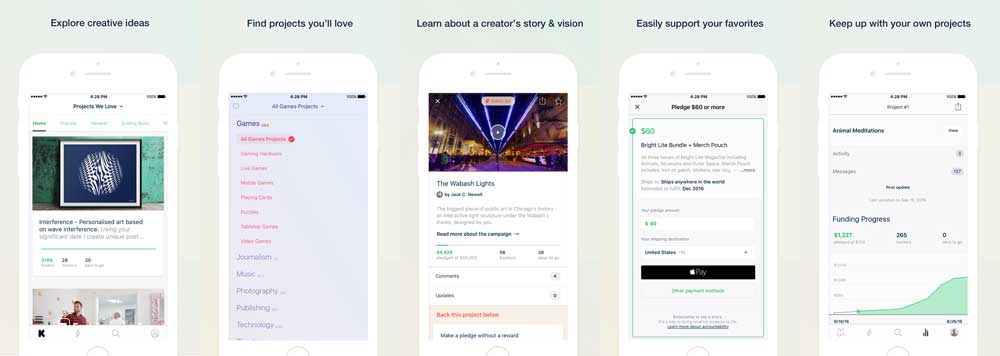 Kickstarter for iOS