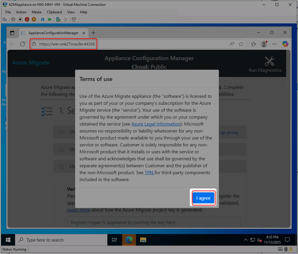 Appliance Configuration Manager