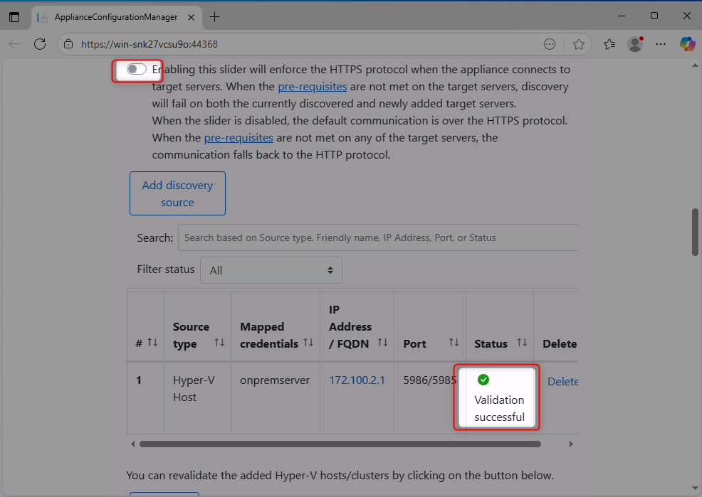 Add discovery source