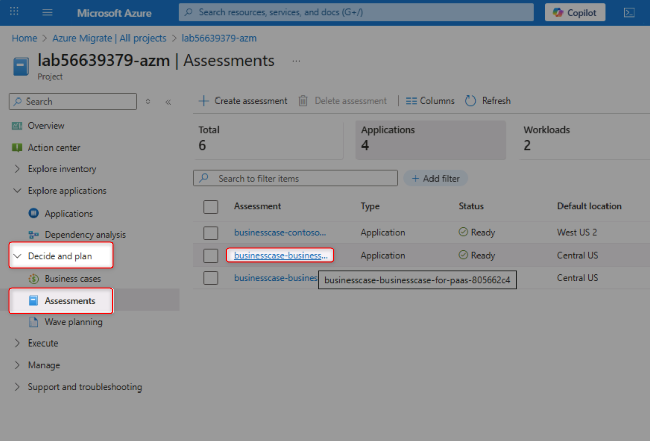 Assessments overview