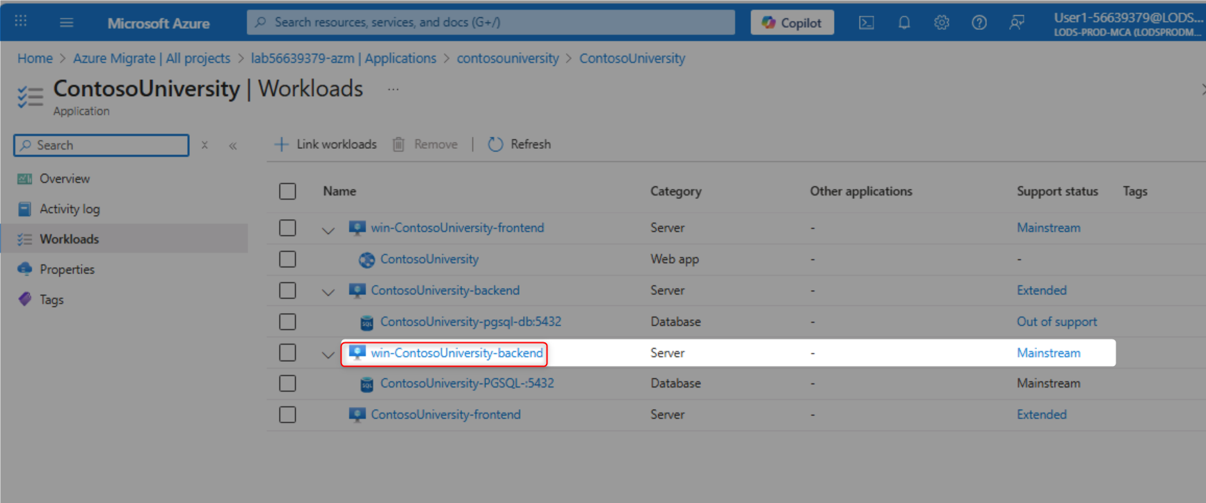 Software inventory details
