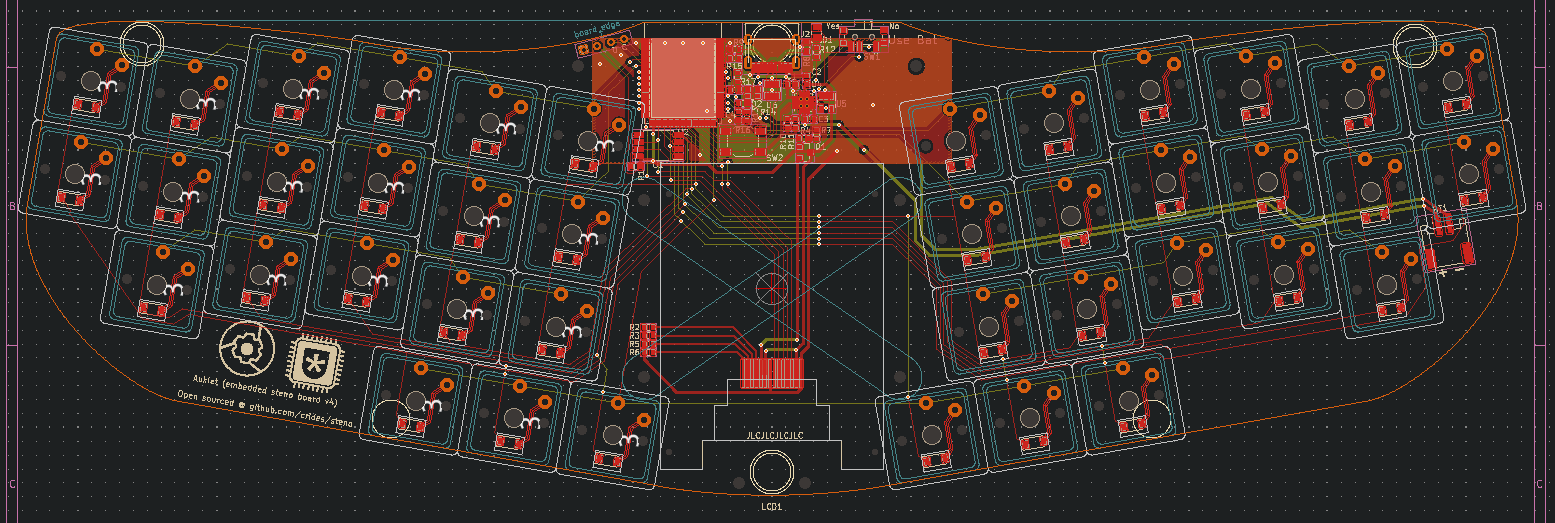 Gruvbox theme in pcbnew