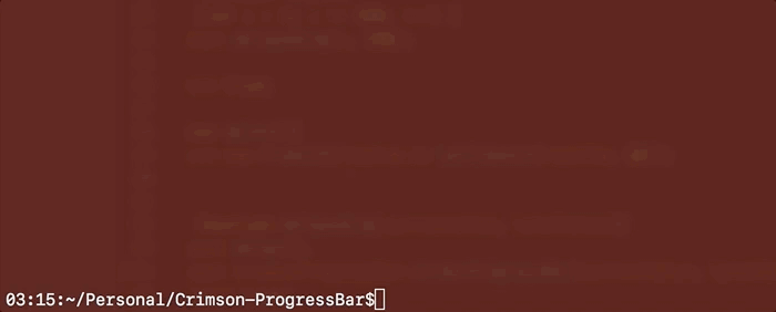 Example of Progress Bar