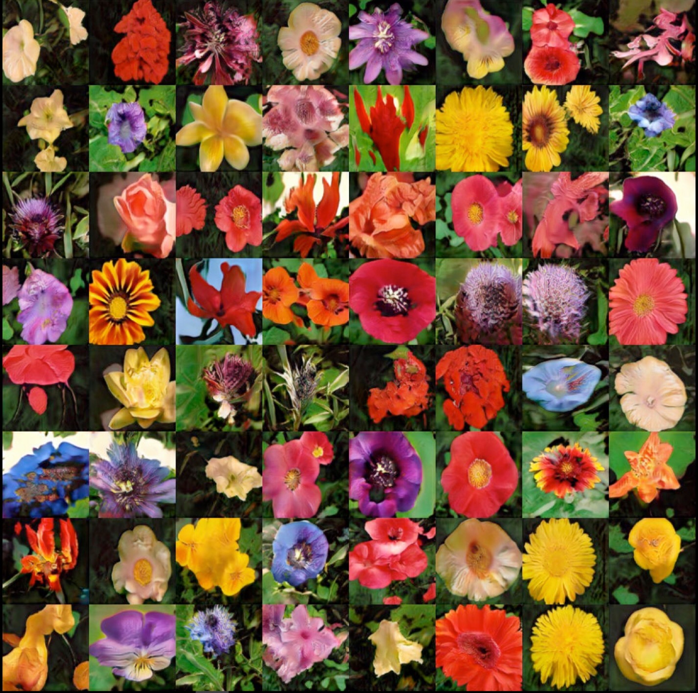 Sample from the flowers dataset