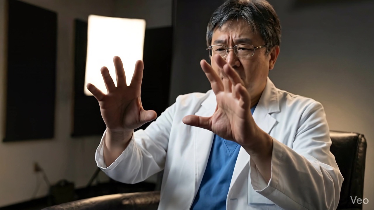 Doctor interview — gesturing