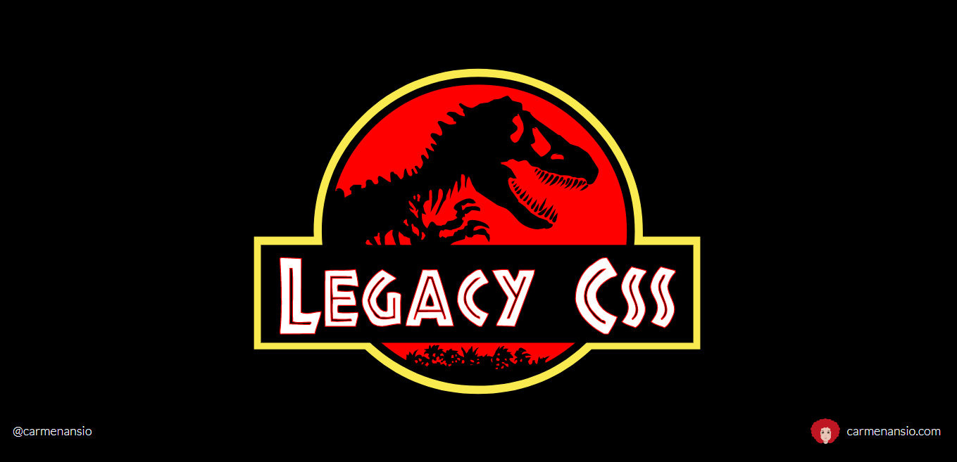 Imagen asociando dinosarius y Legacy Code