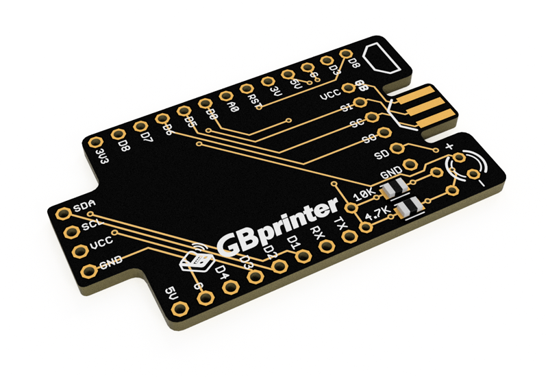 3D render of the pcb design