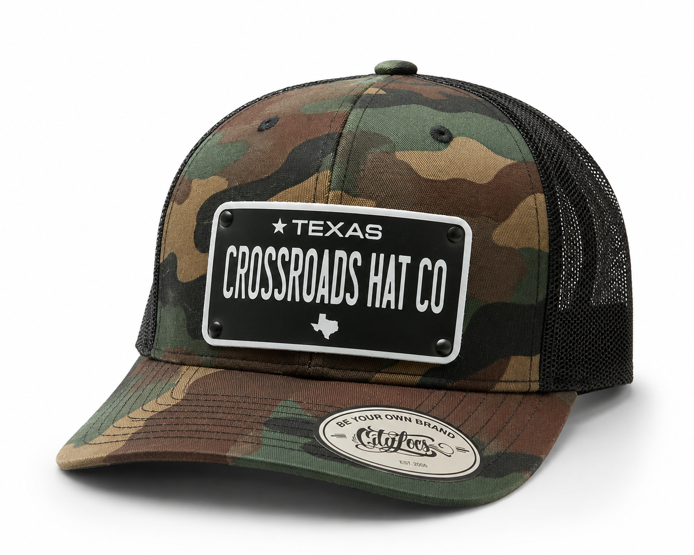 Crossroads Camo Trucker Hat