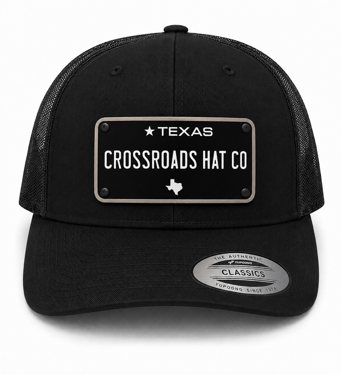 Crossroads Texas Plate Trucker Hat