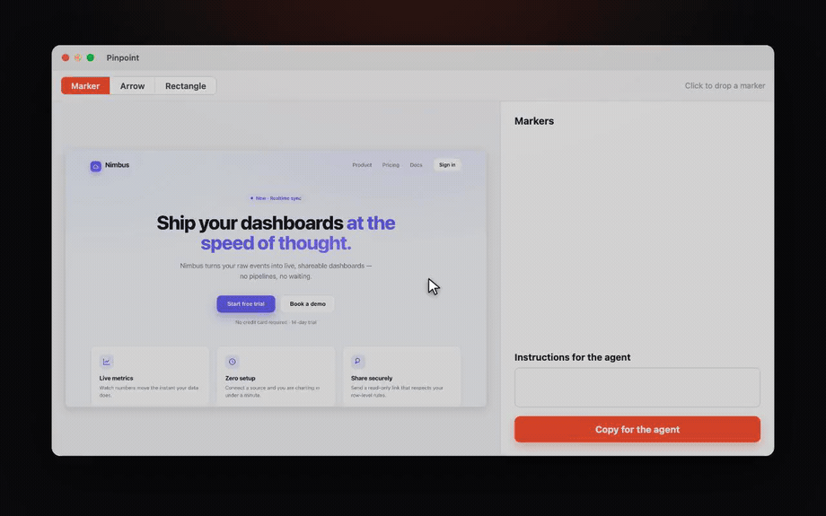 Pinpoint screenshot 1