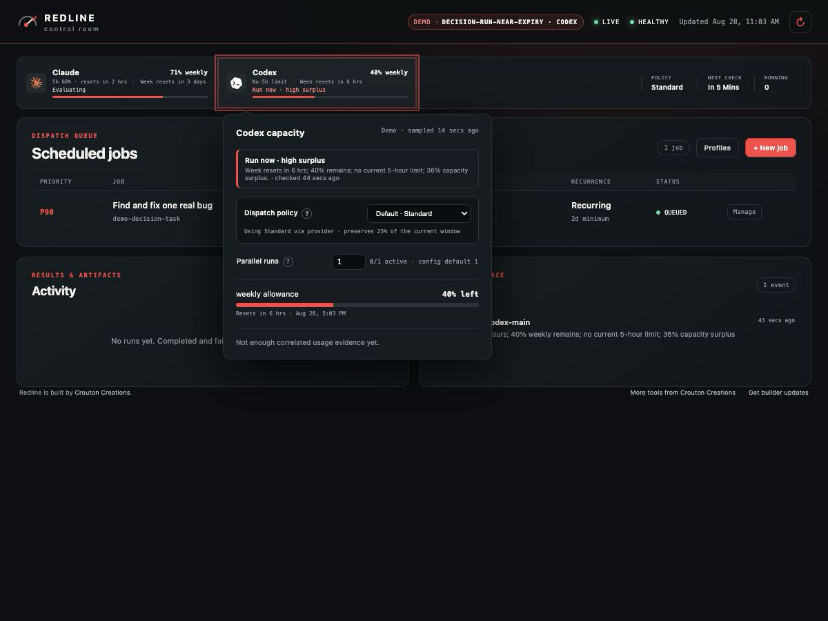 Codex near-expiry RUN decision