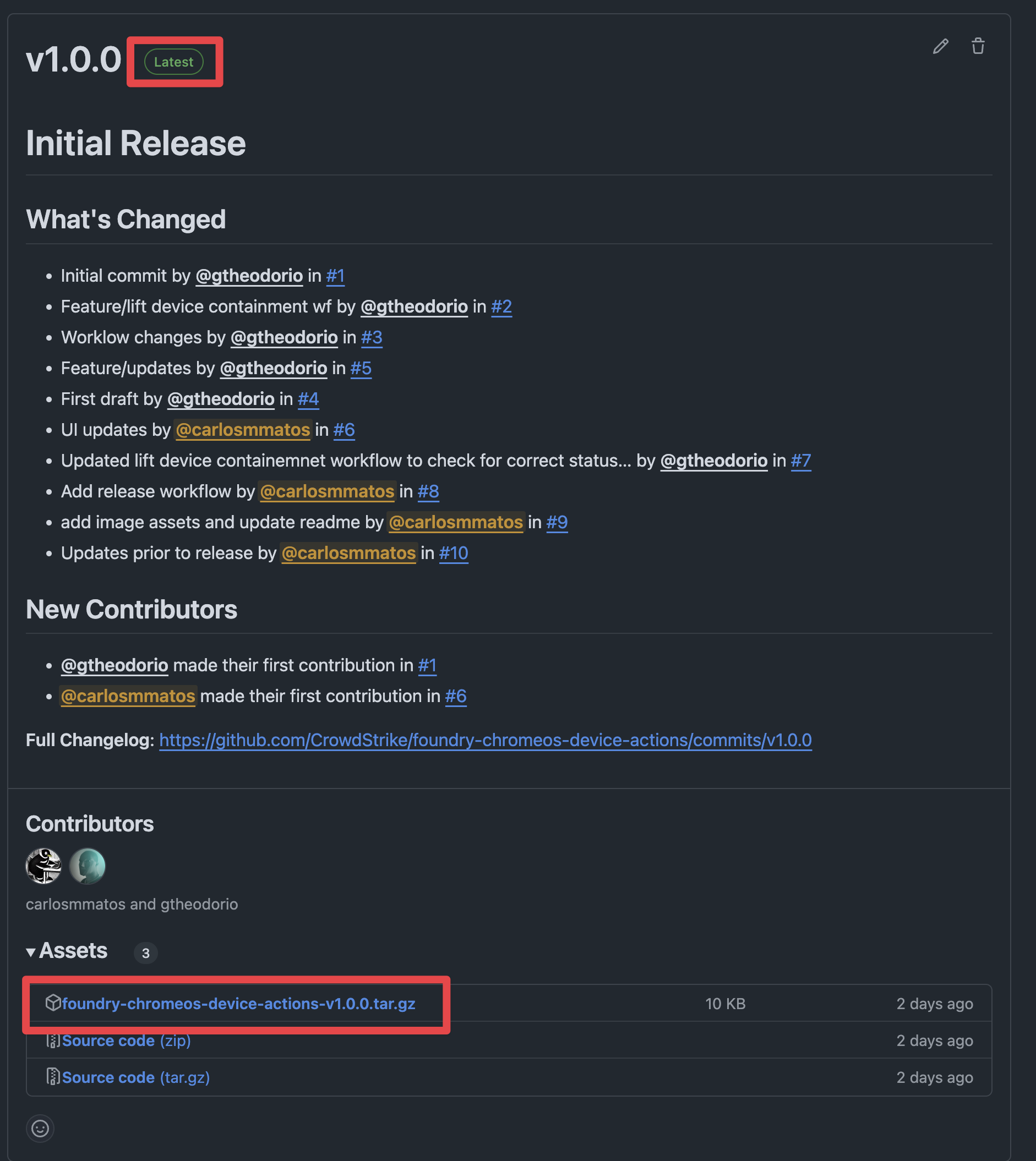 GitHub Release