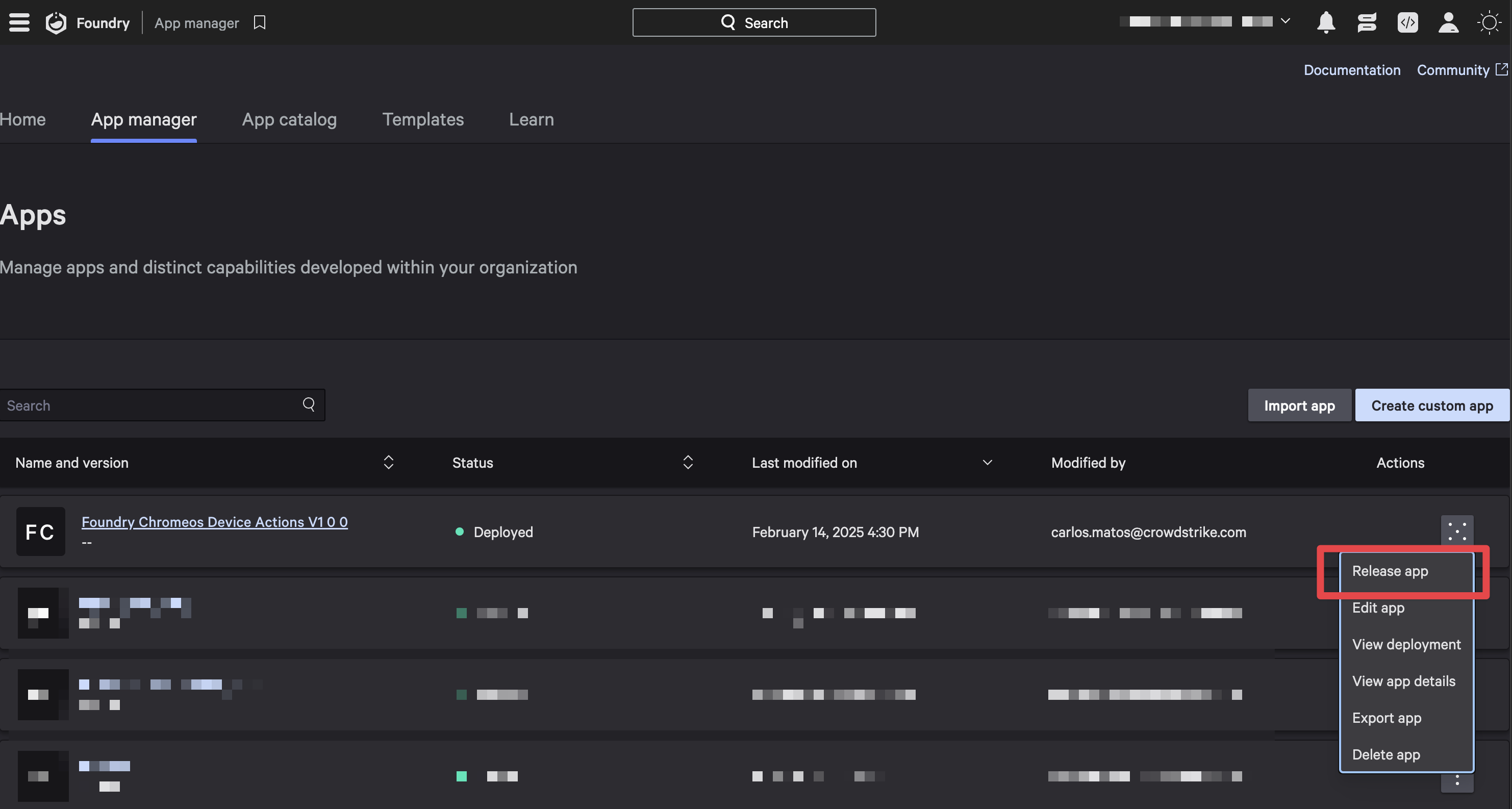 release-app
