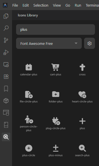 Icons Library Preview