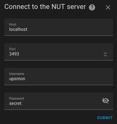 Home Assistant NUT