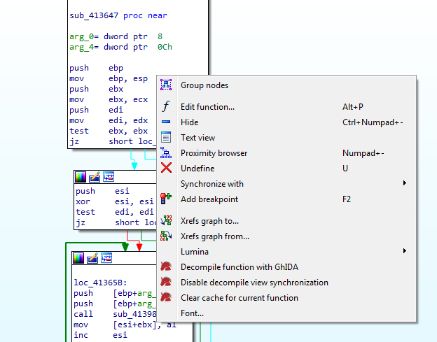 Decompiler settings image