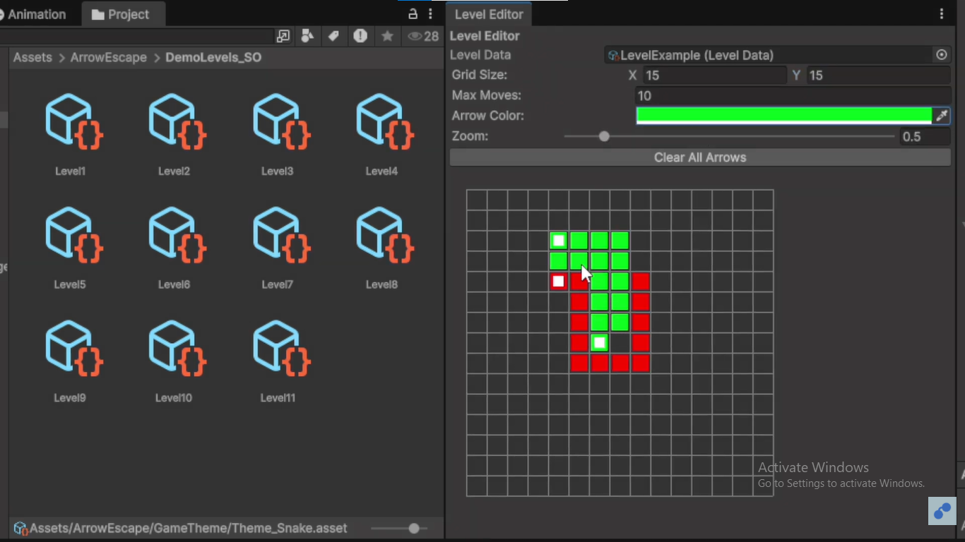 Arrow Escape Game Source Code