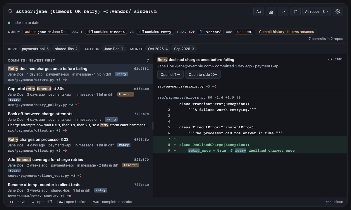 Built panel for boolean-history
