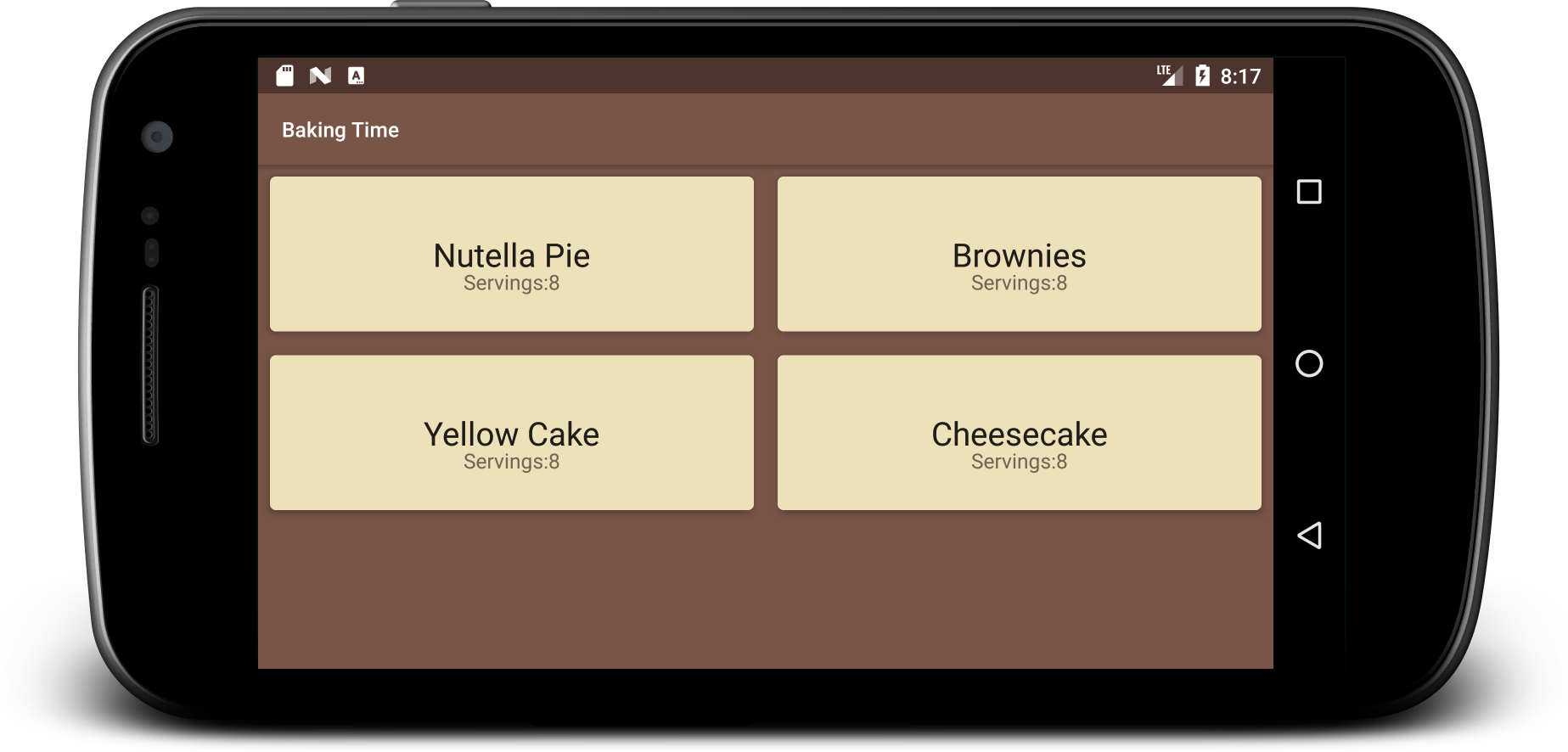 GitHub - cruzcamilo/Baking-App: This app presents 4 recipes, each one ...