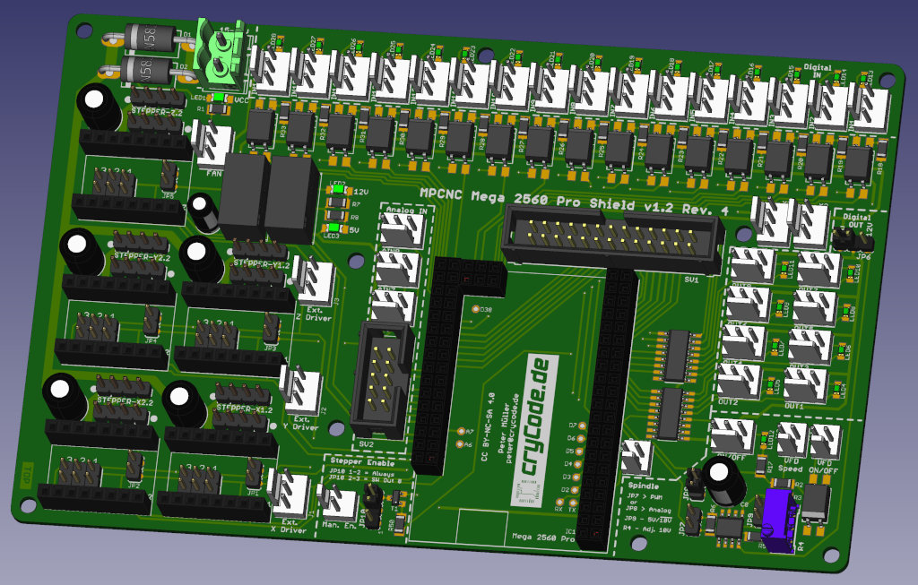 MPCNC Mega 2560 Pro Shield