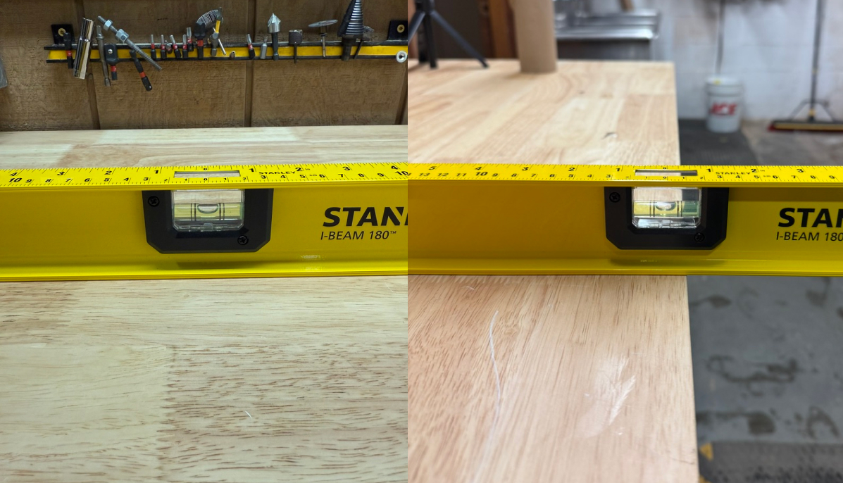 Verify bench level