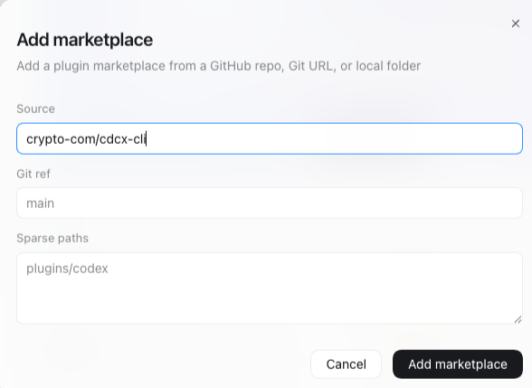 Add marketplace