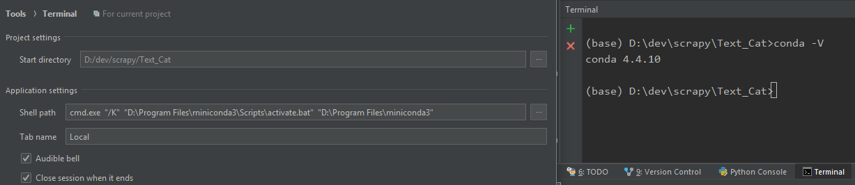 pycharm community edition anaconda