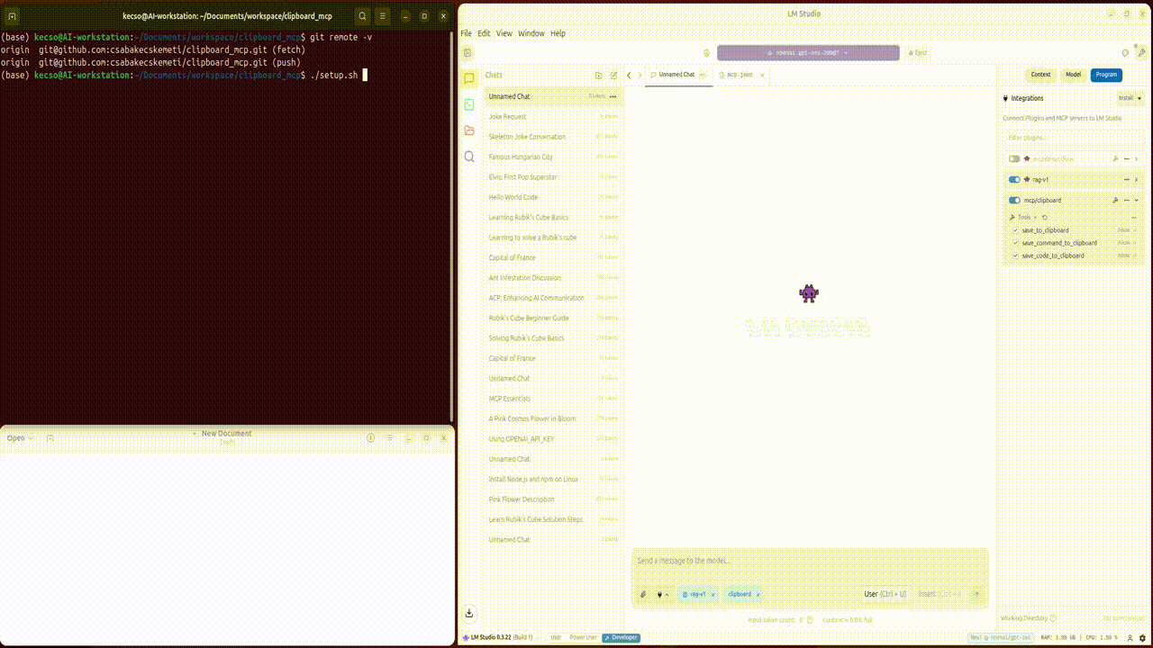 Clipboard MCP in Action