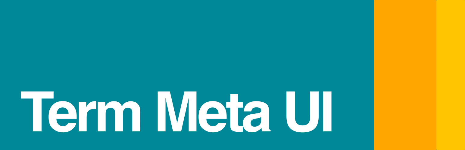 Term Meta UI