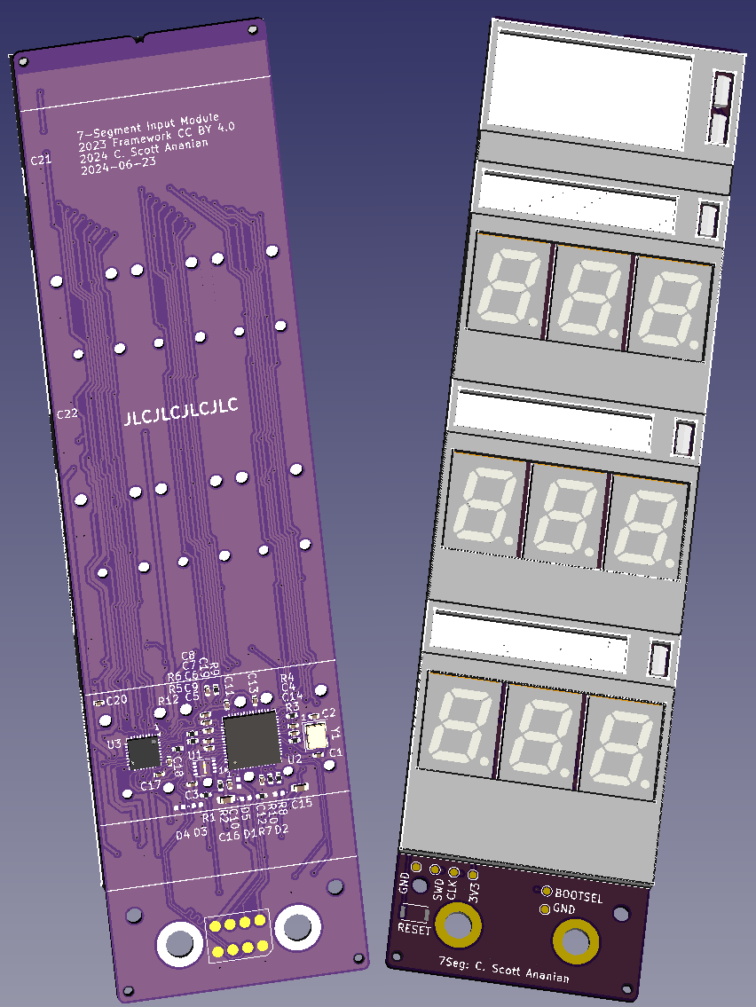 Seven Segment Main Board, from the project README