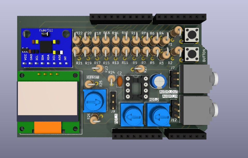 Uno Shield DSP Class v1, from the project README