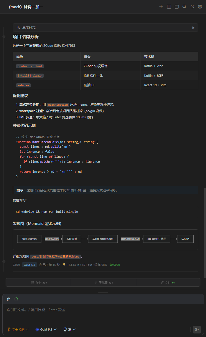 完整会话