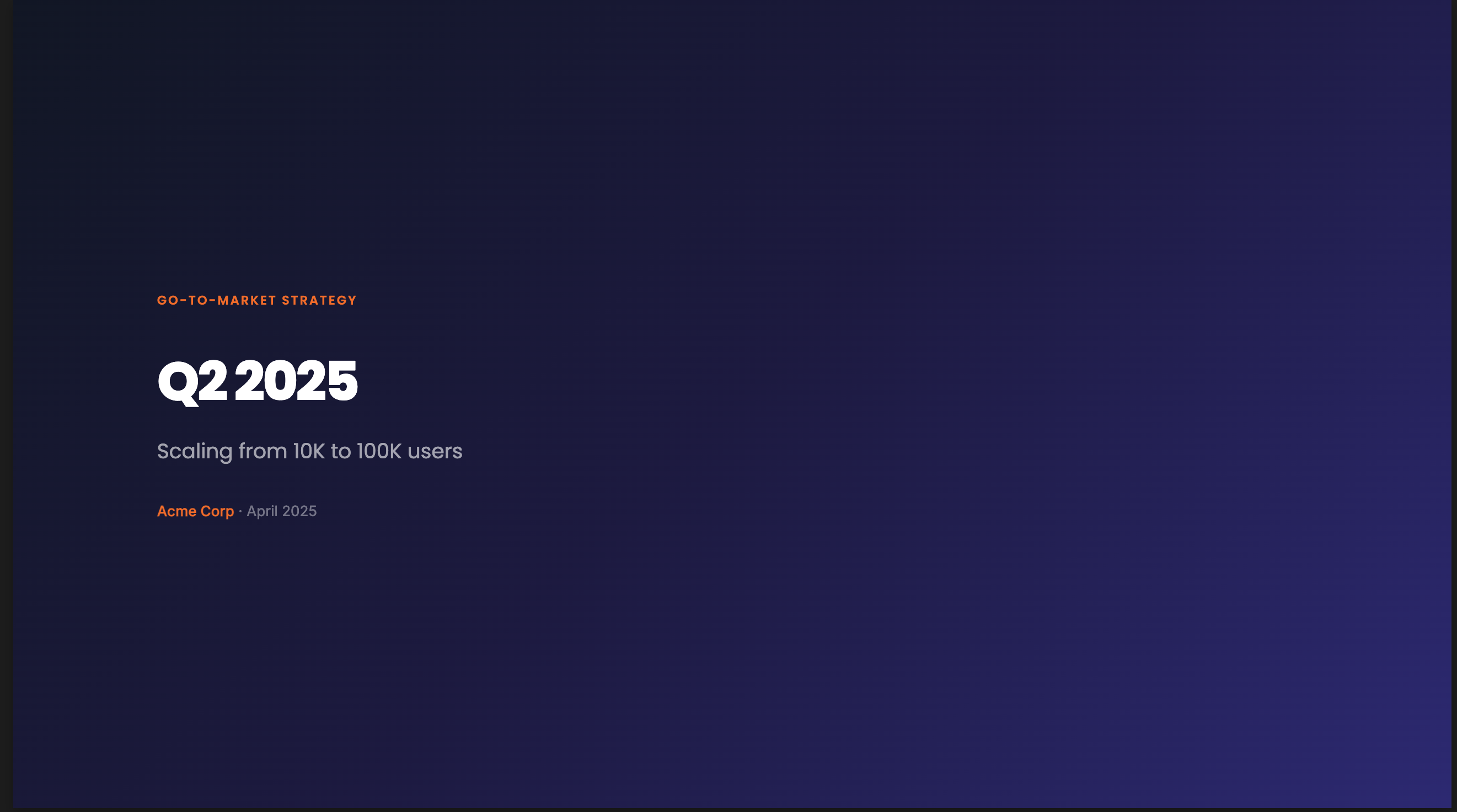 Aperçu du thème MARP Pitch (1)