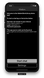 Start screen screenshot Dark theme