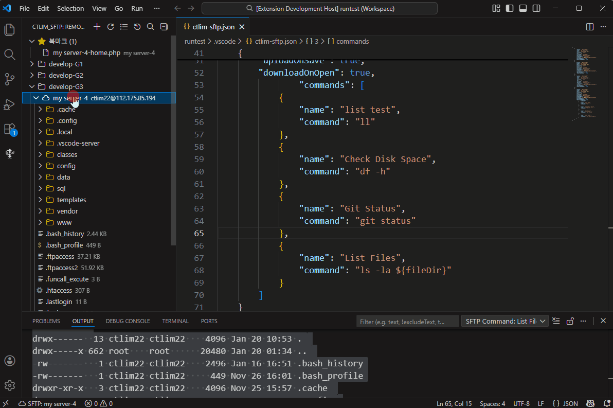 Execute Custom Command