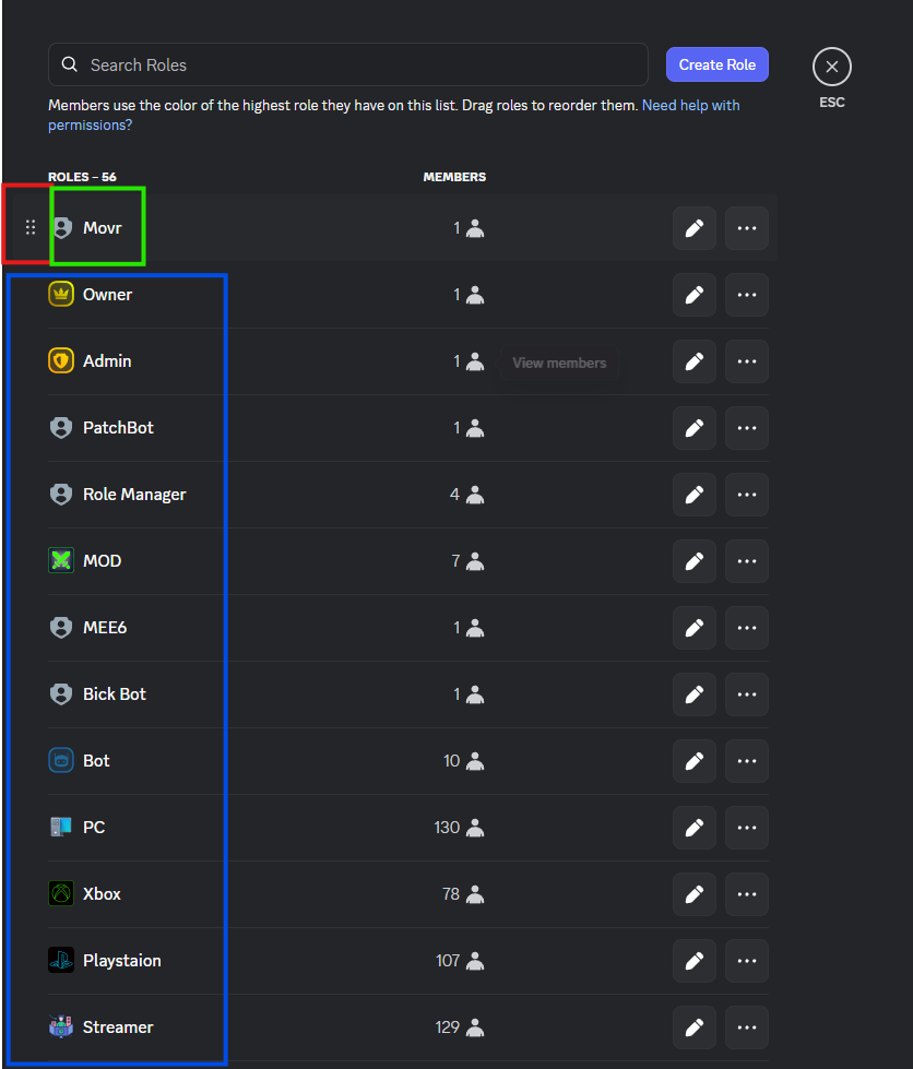 Discord Role Hierarchy Setup