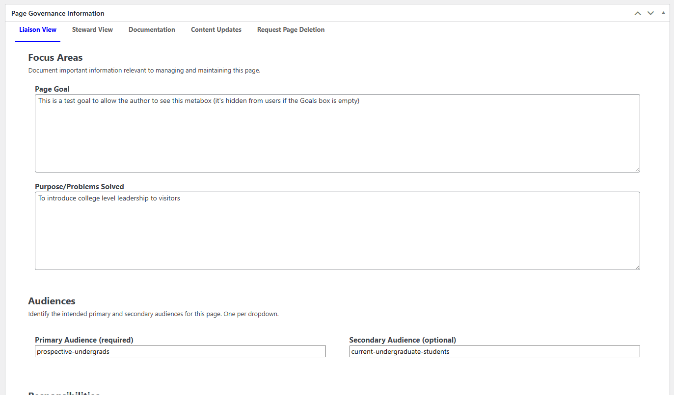 Privileged User Interface