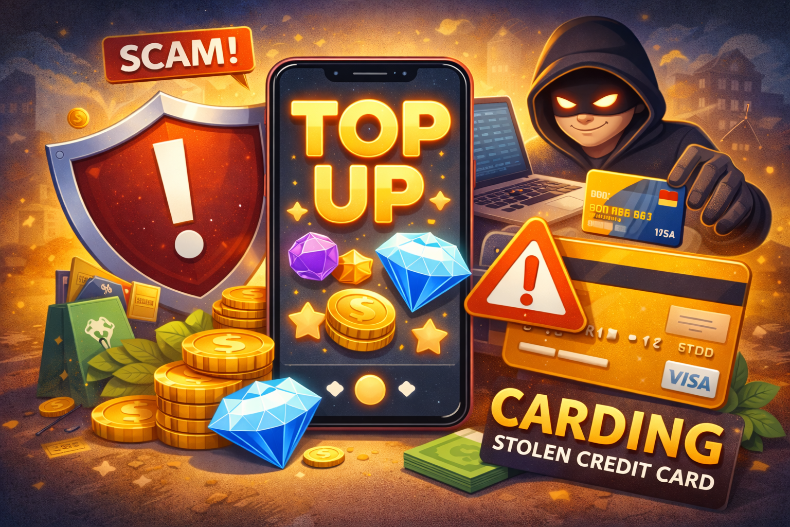 Bahaya Topup Game Carding