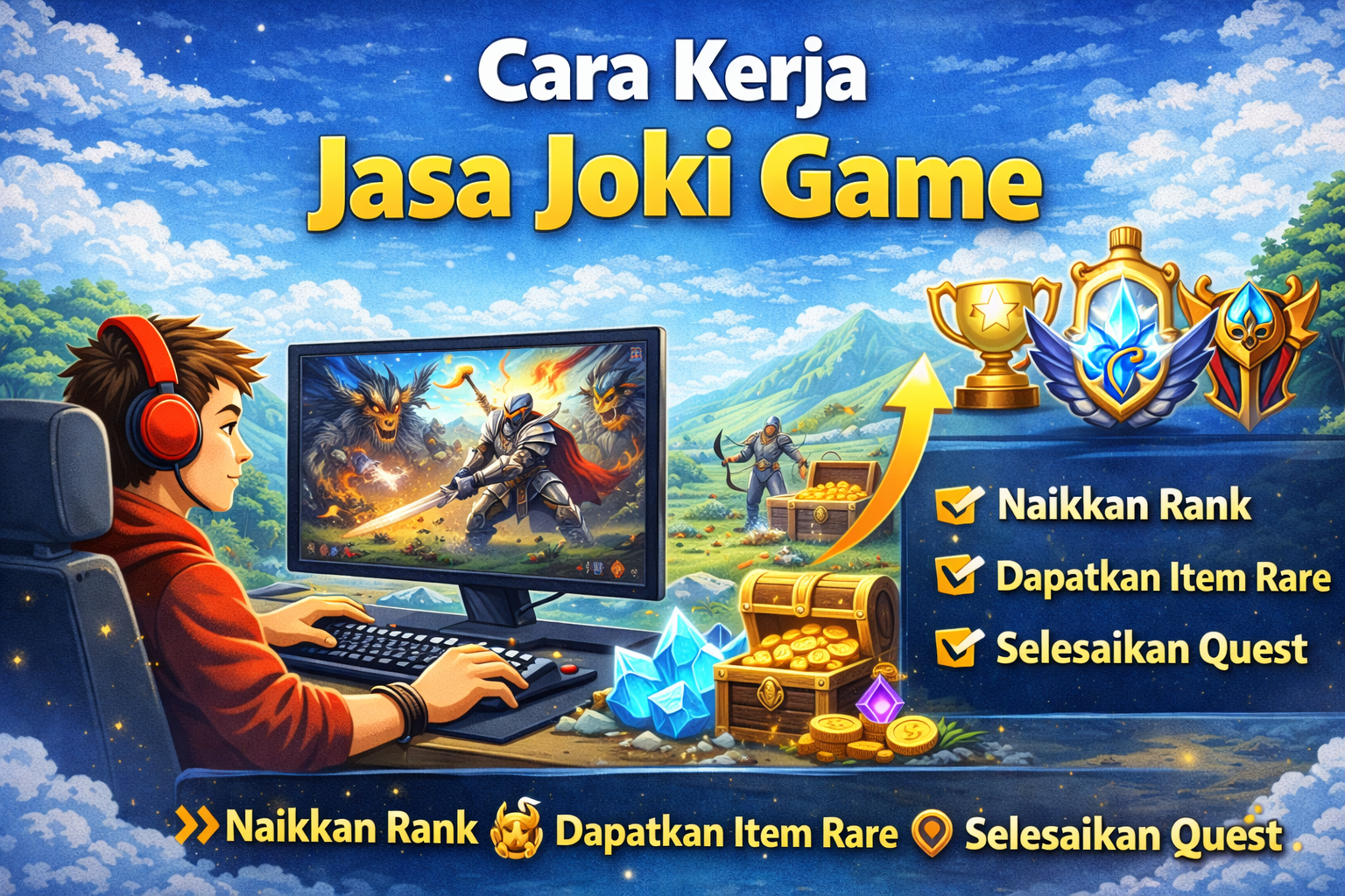 Cara Kerja Jasa Joki Game