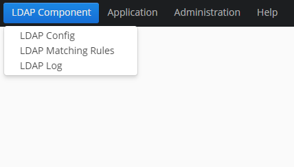 LDAP-component-menu