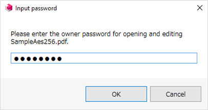 Password dialog