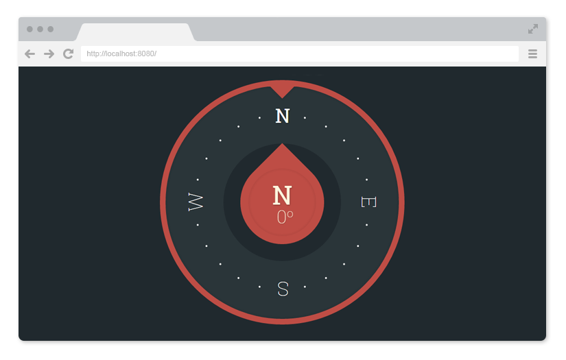 ReactCompass component preview