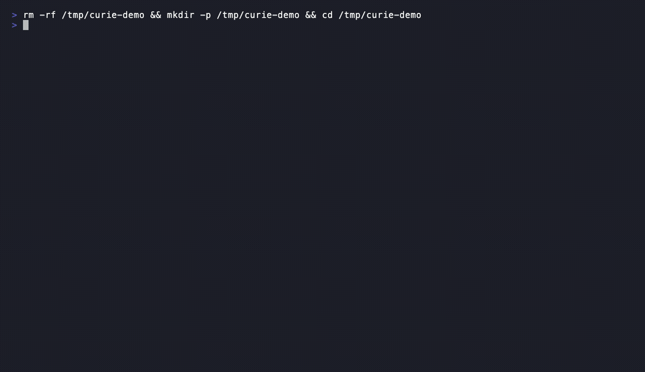 Curie: build an agent in Claude Code, run it locally, ship it with git push
