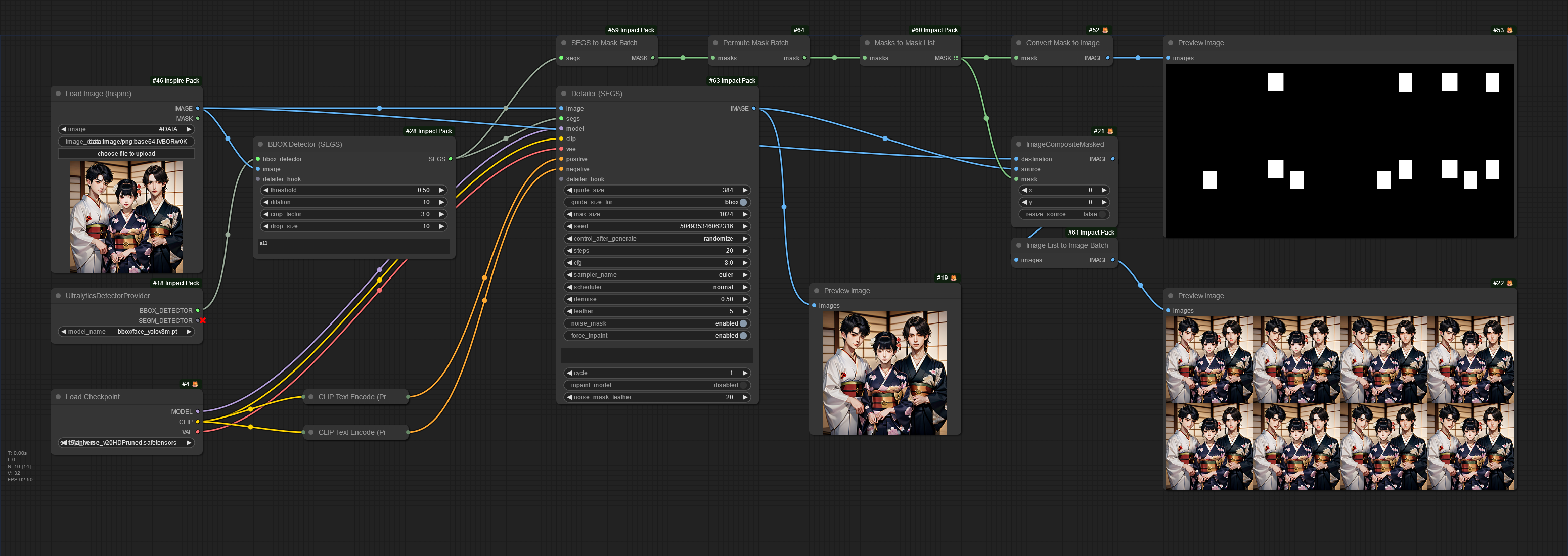 An image embedding a workflow showing this node being used with a mask batch with three items.