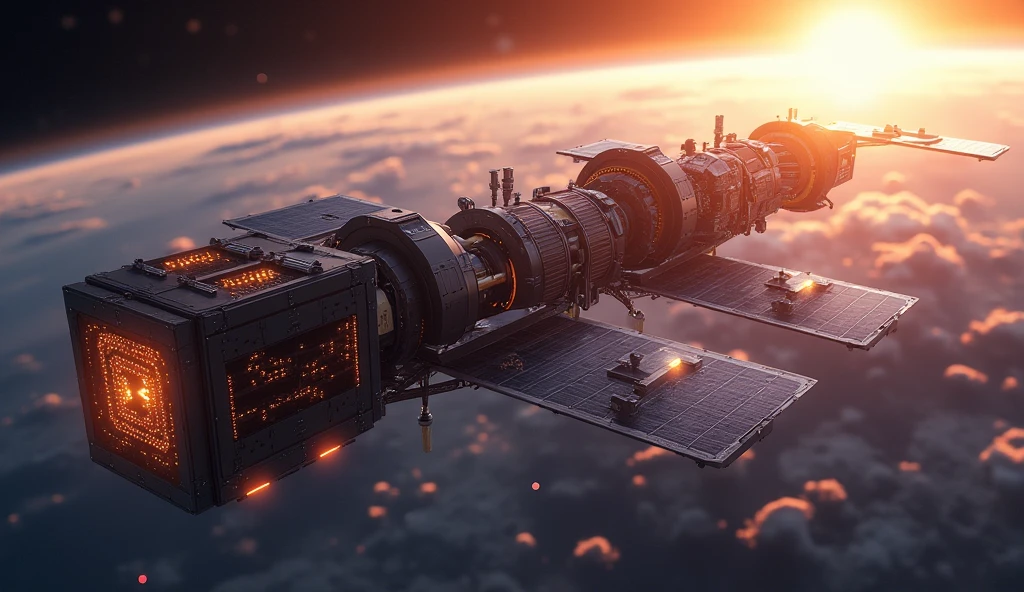 space satellite data center