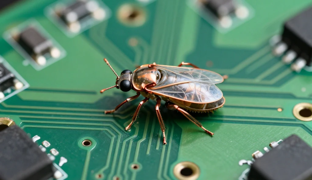 computer circuit board insect