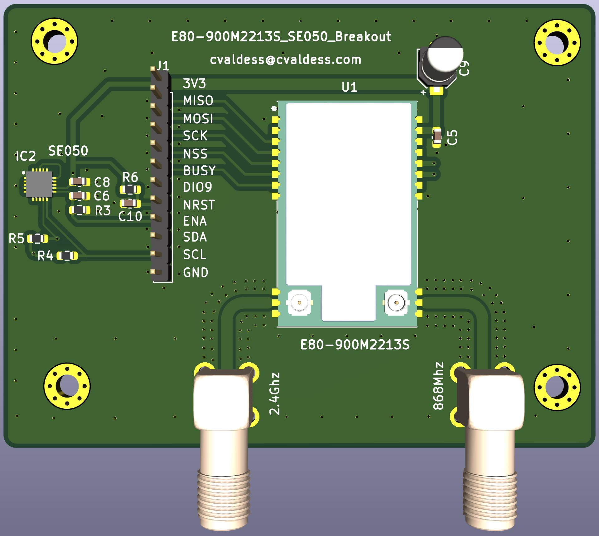 E80-900M2213S SE050 Breakout, from the project README