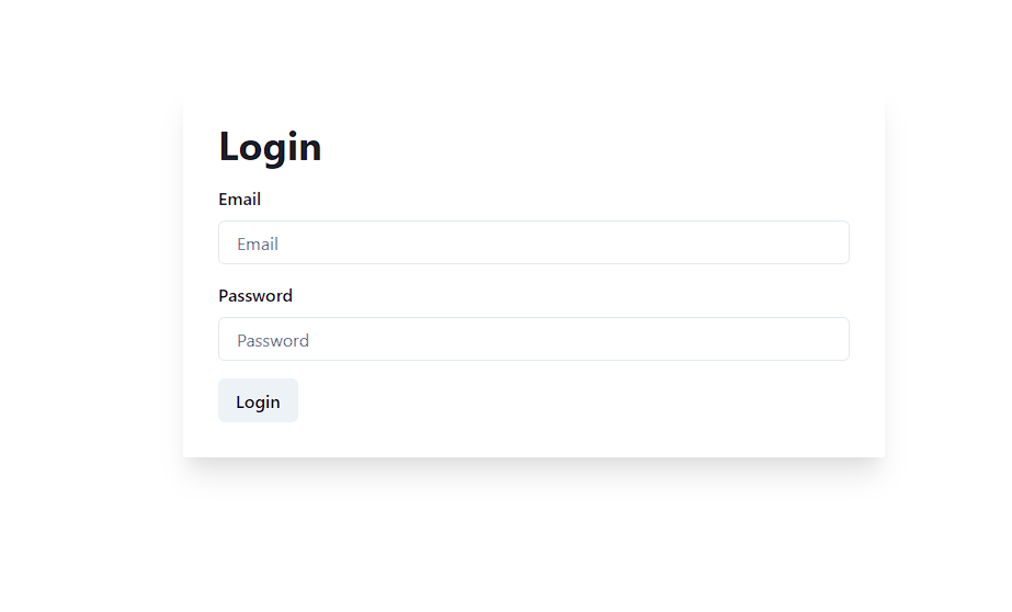 Login Page UI