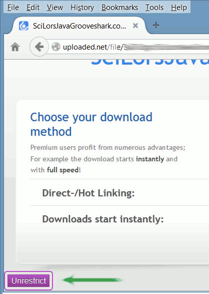 Animation of download button